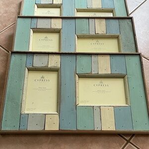 Picture Frame Set of 3  17” x 11” New - hang in both directions